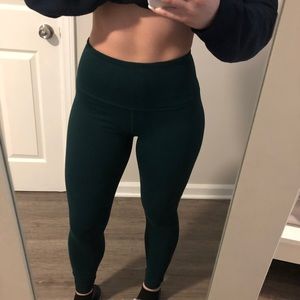 Zella high waist leggings size small green